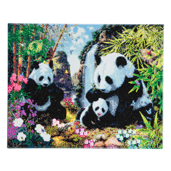 Crystal Art diamond painting kit Panda Valley 40 x 50 cm CAK-A21 400960 - 1