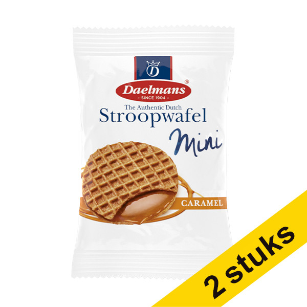 Daelmans Aanbieding: 2x Daelmans mini stroopwafels (200 stuks)  404384 - 1