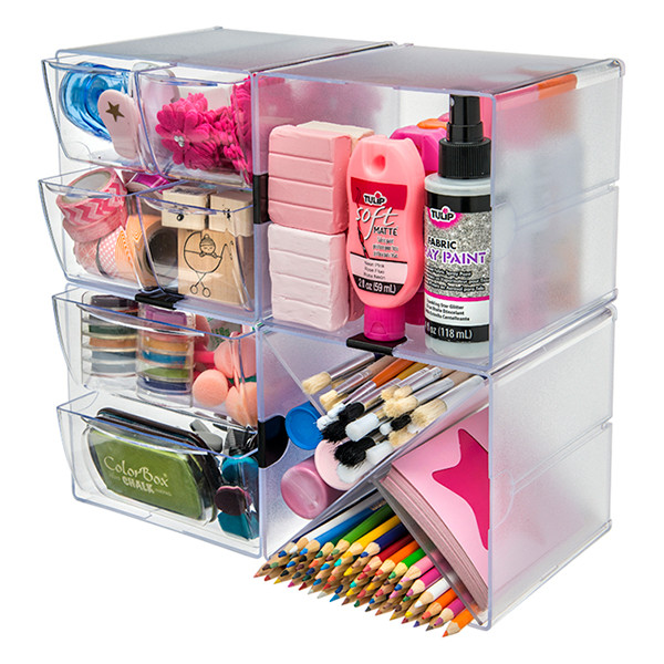 Deflecto Classic Cube organizer met 2 lades 350101 423353 - 3