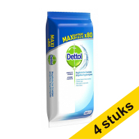 Aanbieding: 4x Dettol hygiënische doekjes (80 stuks)