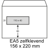 Dienst envelop wit 156 x 220 mm - EA5 venster links zelfklevend (500 stuks) 202540 88098974 209038 - 1