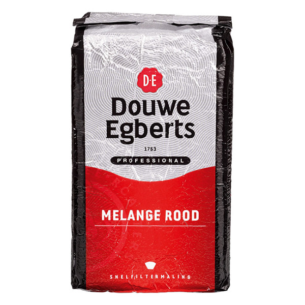 Douwe Egberts Melange Rood snelfiltermaling 1 kg 52770 422006 - 1