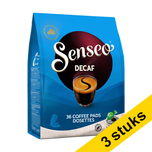 Douwe Egberts Senseo Aanbieding: 3x Senseo Decafe (36 pads)  404264 - 1