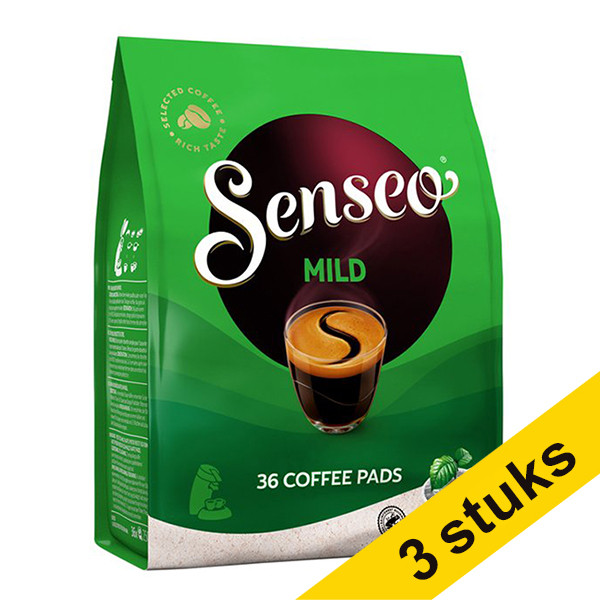 Douwe Egberts Senseo Aanbieding: 3x Senseo Mild (36 pads)  404261 - 1