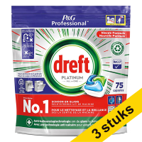 Aanbieding: Dreft Professional All-in-One Platinum vaatwastabletten Regular (225 vaatwasbeurten)