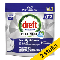 Aanbieding: Dreft Professional All-in-One Platinum vaatwastabletten Regular (226 vaatwasbeurten)