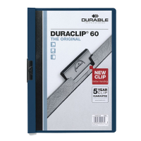 Durable Duraclip klemmap nachtblauw A4 voor 60 vel 220928 310146