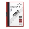 Durable Duraclip klemmap rood A4 voor 30 vel