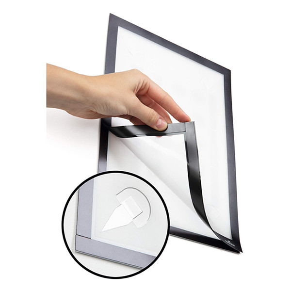 Durable Duraframe WALLPAPER informatiekader A4 zelfklevend zwart 484301 310213 - 2