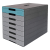 Durable Idealbox Pro ladeblok blauw (7 laden) 776306 310253 - 1