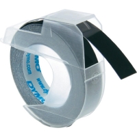 Dymo S0898130 / 520109 reliëftape wit op zwart (origineel) S0898130 906185