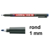 Edding 142M permanent marker blauw (1 mm rond)