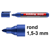 Edding 300 permanent marker blauw (1,5 - 3 mm rond) 4-300003 246317