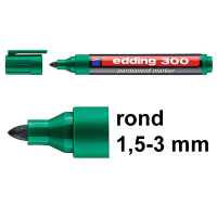 Edding 300 permanent marker groen (1,5 - 3 mm rond) 4-300004 246315