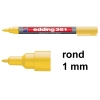 Edding 361 whiteboard marker geel (1 mm rond)