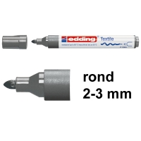 Edding 4500 textielmarker grijs (2 - 3 mm rond) 1047012 200740