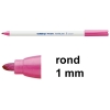 Edding 4600 textielmarker roze (1 mm rond)