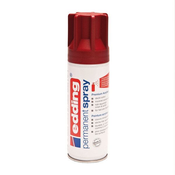 Edding 5200 permanente acrylverf spray mat purperrood (200 ml) 4-5200912 239056 - 1