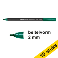 Aanbieding: 10x Edding 1255 kalligrafiepen flesgroen (2 mm)