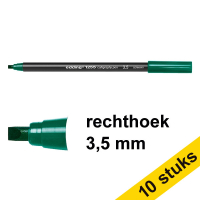 Aanbieding: 10x Edding 1255 kalligrafiepen flesgroen (3,5 mm)