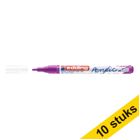 Aanbieding: 10x Edding 5300 acrylmarker bessenrood (1 - 2 mm rond)