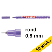 Aanbieding: 10x Edding 780 glanslakmarker metallic paars (0,8 mm rond)