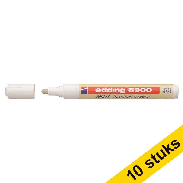 Edding Aanbieding: 10x Edding 8900 meubelmarker esdoornhout natuur (1,5 - 2 mm rond)  239934 - 1