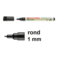 Edding EcoLine 25 permanent marker zwart (1 mm rond) 4-25001 240338