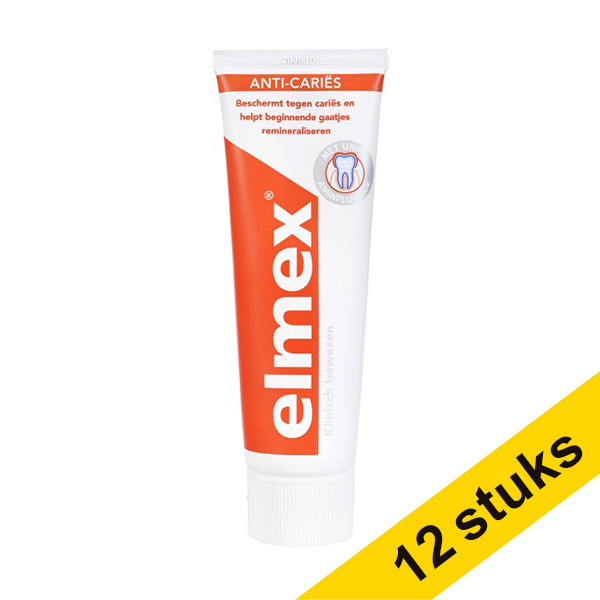 Elmex Aanbieding: 12x Elmex Anti Cariës tandpasta (75 ml)  SEL01029 - 1