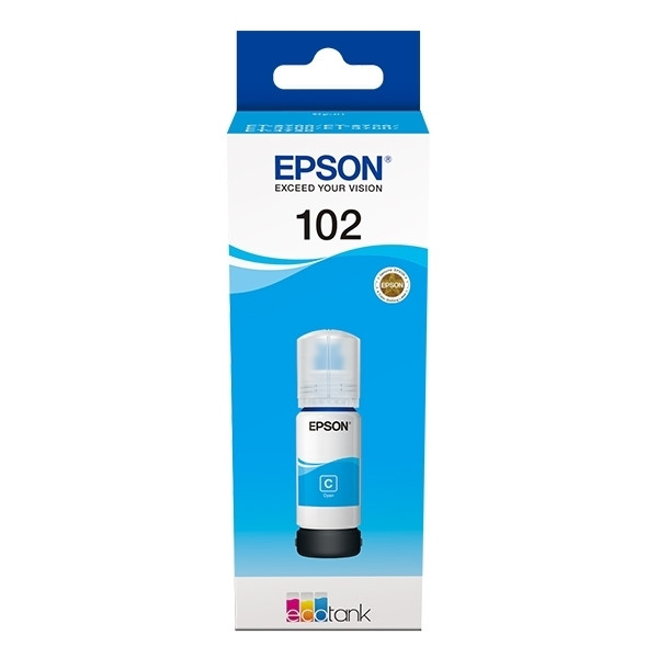 Epson 102 inkttank cyaan (origineel) C13T03R240 905157 - 1