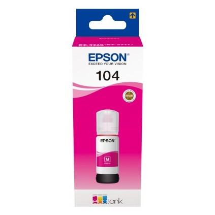 Epson 104 inkttank magenta (origineel) C13T00P340 905049 - 1