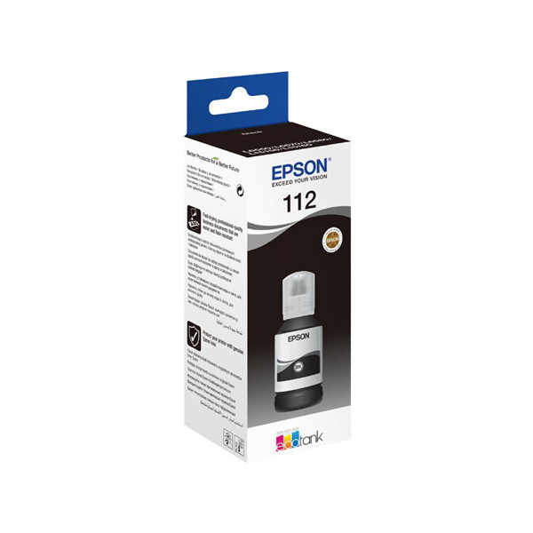 Epson 112 inkttank zwart (origineel) C13T06C14A 906180 - 1