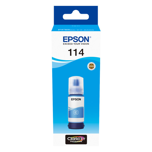 Epson 114 inkttank cyaan (origineel) C13T07B240 904503 - 1