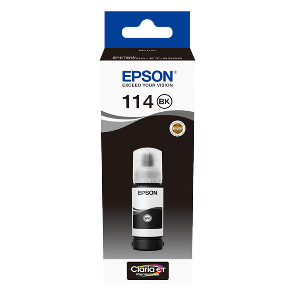 Epson 114 inkttank pigment zwart (origineel) C13T07A140 083592 - 1