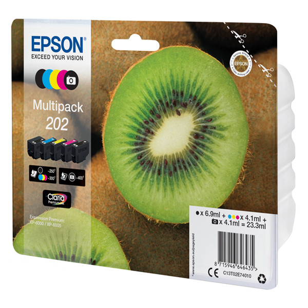 Epson 202 (T02E7) multipack (origineel) C13T02E74010 027146 - 1