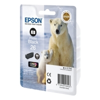 Epson 26 (T2611) inktcartridge foto zwart (origineel) C13T26114010 C13T26114012 902570