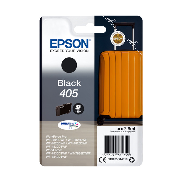 Epson 405 (T05G1) inktcartridge zwart (origineel) C13T05G14010 C13T05G14020 904655 - 1