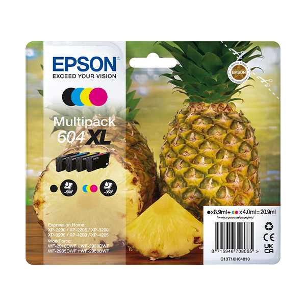 Epson 604XL (T10H6) multipack (origineel) C13T10H64010 652078 - 1