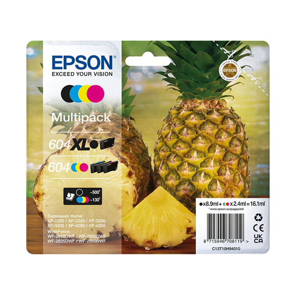 Epson 604XL (T10H9) multipack (origineel) C13T10H94010 027207 - 1