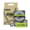 Epson LK-6GBJ matte tape zwart op groen 24 mm (origineel)