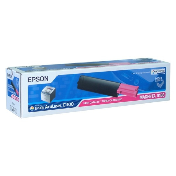 Epson S050188 toner magenta hoge capaciteit (origineel) C13S050188 027785 - 1