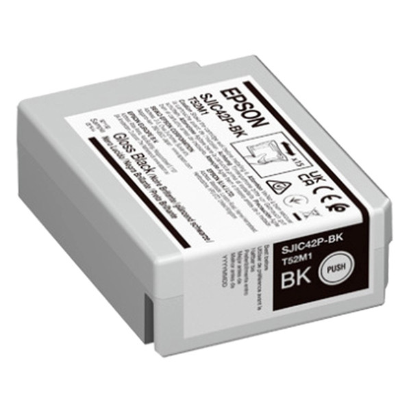 Epson SJIC42P-BK inktcartridge zwart (origineel) C13T52M140 084328 - 1