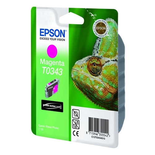 Epson T0343 inktcartridge magenta (origineel) C13T03434010 022250 - 1