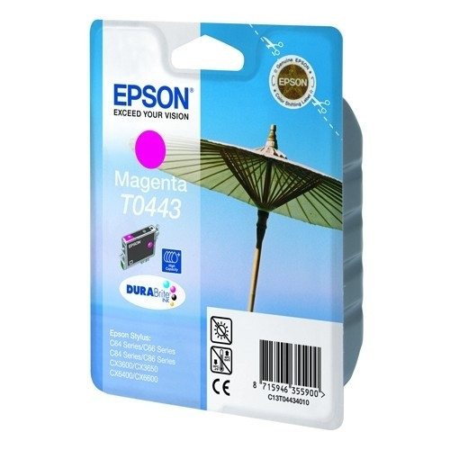 Epson T0443 inktcartridge magenta hoge capaciteit (origineel) C13T04434010 901961 - 1