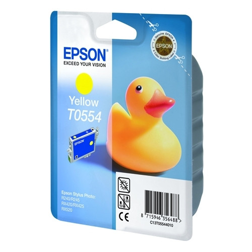 Epson T0554 inktcartridge geel (origineel) C13T05544010 022890 - 1