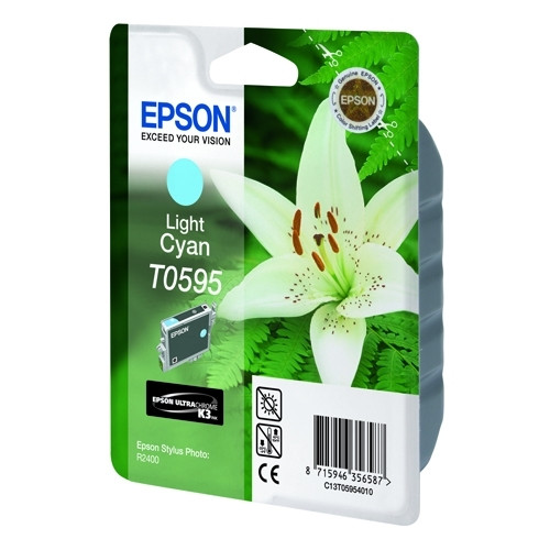 Epson T0595 inktcartridge licht cyaan (origineel) C13T05954010 022970 - 1