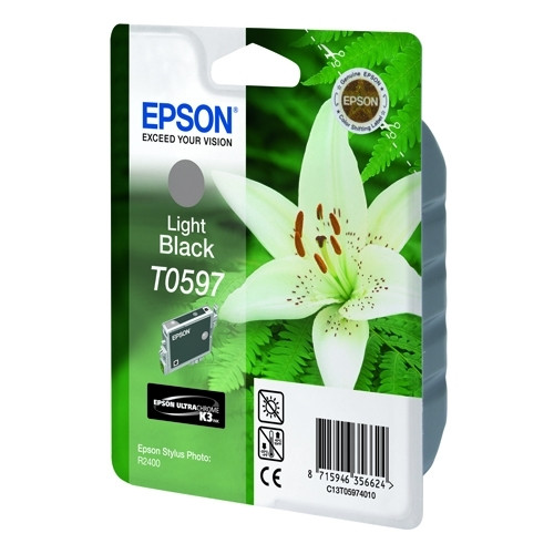 Epson T0597 inktcartridge licht zwart (origineel) C13T05974010 022980 - 1