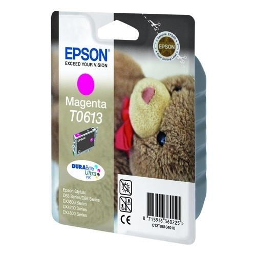 Epson T0613 inktcartridge magenta (origineel) C13T06134010 901955 - 1
