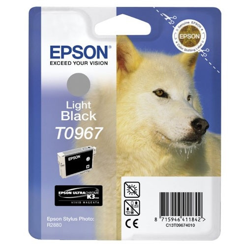 Epson T0967 inktcartridge licht zwart (origineel) C13T09674010 902500 - 1