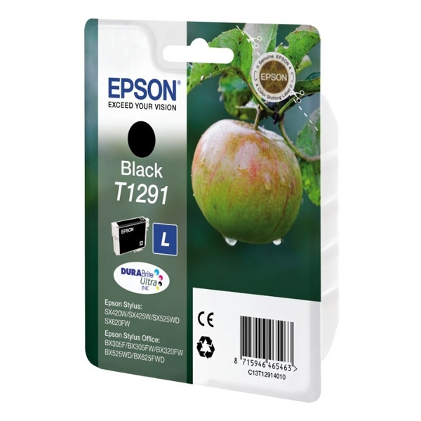 Epson T1291 inktcartridge zwart hoge capaciteit (origineel) C13T12914011 C13T12914012 900665 - 1